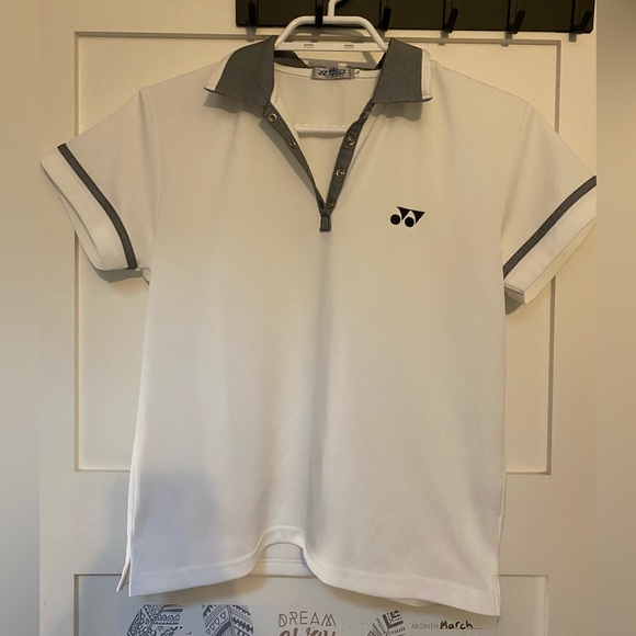 YONEX - white polo shirt - Picture 1 of 9